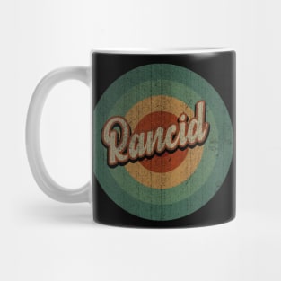 Circle Retro Vintage Rancid 80s Mug